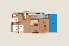〈SPA&SUITE棟2階〉温泉露天風呂 テラス ツインA(野尻湖側) 〈SPA&SUITE棟2階〉温泉露天風呂 テラス ツインA(野尻湖側)