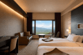 <本館>ツイン(野尻湖側)【2名定員】(26平米~30平米) <本館>ツイン(野尻湖側)【2名定員】(26平米~30平米)