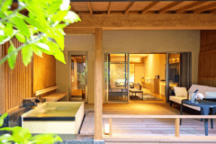 ＜離れ＞温泉露天付ヴィラスイート　和洋室【ツインベット】