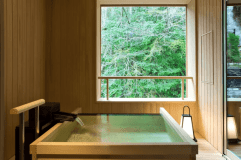 ＜本館＞温泉半露天付　和室ツイン（川沿い）【ツインベッド】