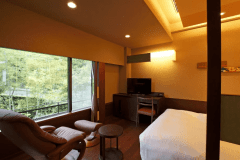 ＜西館＞洋室シングルA【ダブルベッド／シャワーブース付】