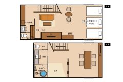 ＜本館＞メゾネット「蔵の間」【フォースベット】