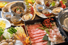 【北斗和牛サーロインと森町産ひこま豚ロースのしゃぶしゃぶ】 【北斗和牛サーロインと森町産ひこま豚ロースのしゃぶしゃぶ】
