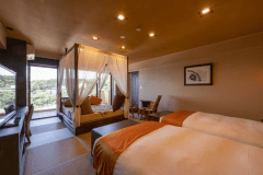 プレミアム最上階Qoomo露天風呂（2ベット＋ディベット）禁煙