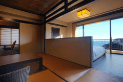 【禁煙】海眺め和洋室　海一望ベットルーム付き(2ベッド)