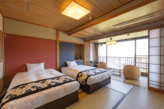 【露天風呂付き客室】アクアライトバス(2ベッド)※禁煙