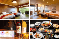 「果実酒飲みくらべ」や「POLA　BAアメニティ」など女性に人気の特典付き　夕食は特撰「黄金」