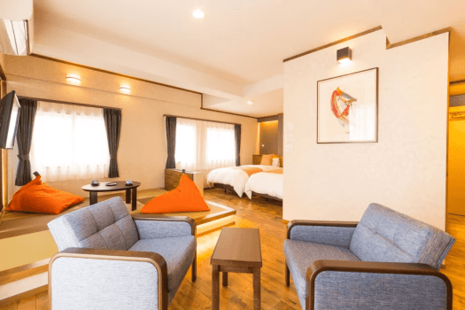 Modern Japanese-Western Room (32sqm) with Private Shower [Non-Smoking]