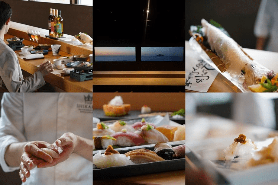 【開業記念｜鮨-SUSHI-2部：19:00〜 】海の見える、絶景カウンター席／ 食を旅するオールインクルーシブプラン