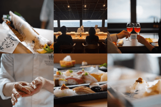 【開業記念 -鮨-SUSHI - 1部：17:00〜】 海の見える絶景カウンター席／食を旅するオールインクルーシブプラン