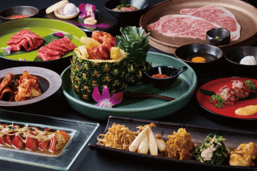 【年末年始限定～瑞宴コース】アネックス棟最上階「琉球BBQ～BLUE」で愉しむ特別ディナー
