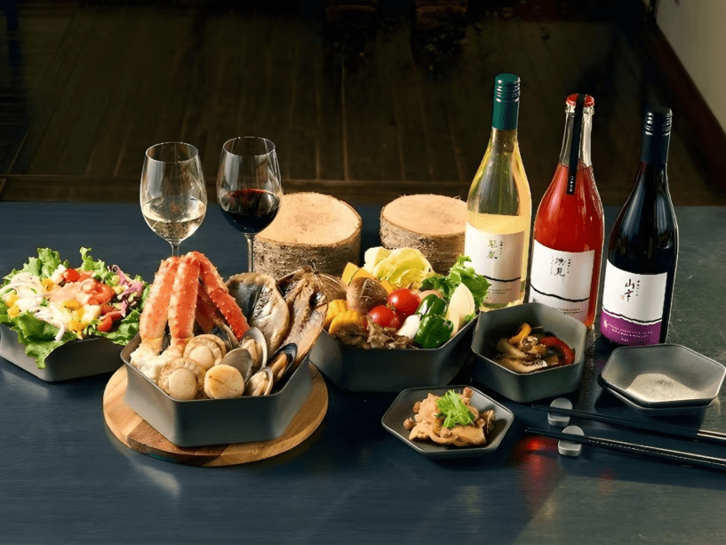 海鮮BBQのお食事イメージ