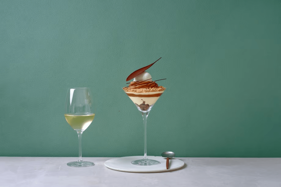 「ソと菓」でいただくパフェとワンドリンク付き