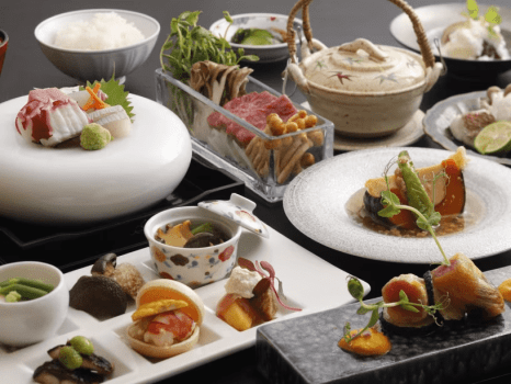 *【夕食一例】姉妹館・御幸荘花結びでお召し上がりいただきます