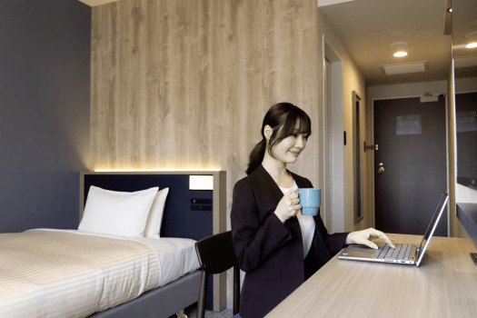 【DXシングル】ビジネス利用にも最適な、シンプルで快適なお部屋です。