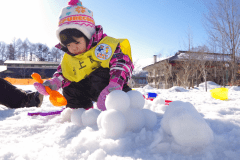 【スキー】小さなお子様も安心して遊べるキッズランド。