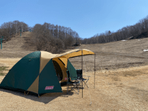 レンタルテントはコールマン（5名用）