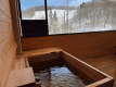 専用露天風呂から雪景色をお楽しみください