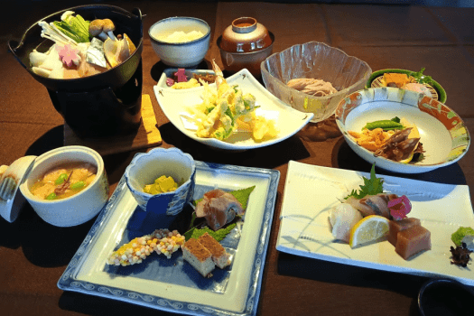 【強羅荘】お食事｜大人夕食　基本会席（イメージ）