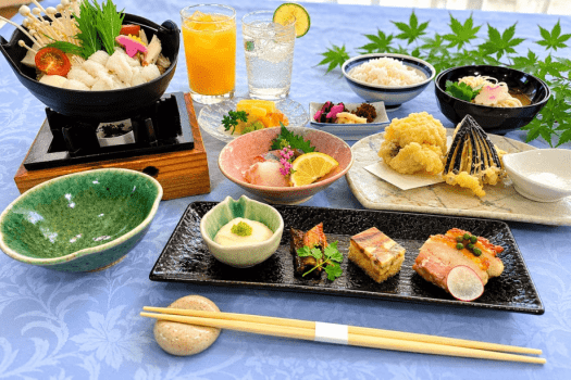 【強羅荘】お食事｜小学生夕食　季節の小会席（イメージ）