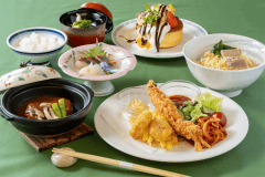 【強羅荘】お食事｜小学生夕食　プレート（イメージ）