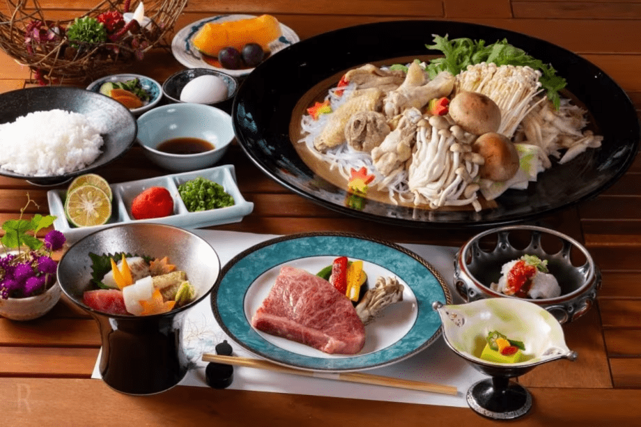 ◆1日3組限定◆【1泊2食・贅を尽くした最高級会席コース】本場ご当地の恵み「豊後牛・冠地鶏」をはじめ、厳選された四季折々のグルメを贅沢に味わう和牛会席プラン～『四季彩銀ノ塔』監修～