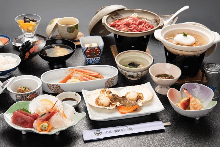 【お料理スタンダードプラン一例】四季折々の食材を使用した和食膳です