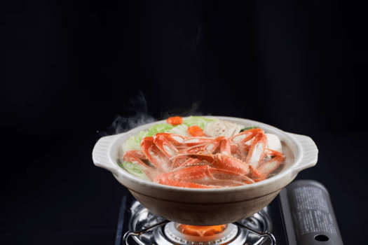 【厳選・冬の活松葉ガニ料理：上（1.5匹）】『一匹半で広がる味わいのゆとり／香住港で選び抜く活松葉ガニ』