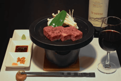 当館一番人気🥩【贅沢大人旅】村上牛A5ステーキ＆Vinosワインを満喫♪/2食付き