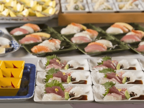 新鮮海の幸も食べ放題！