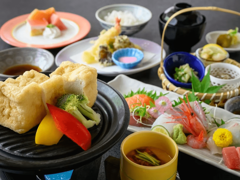 ご当地名物！織田豆腐厚揚げ陶板焼き＜夏のみどり＞