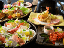 料理長が厳選した食材を堪能！新鮮お造り盛と和牛ステーキ付♪極上会席＜極み＞