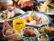 鮮度高い海鮮、里山の幸が盛りだくさんの会席料理！※写真はイメージです