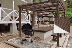 専用BBQデッキ(工事中)