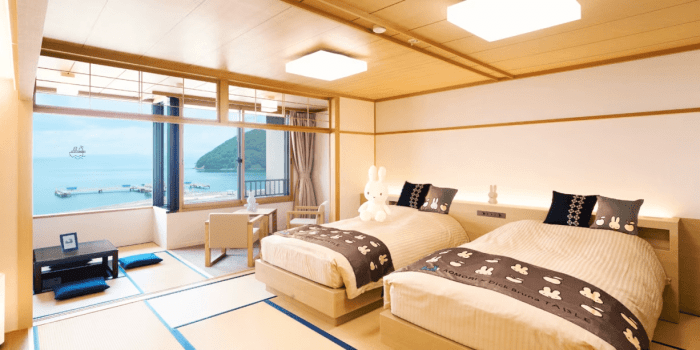 ミッフィールーム【ブラウン】和モダンツイン