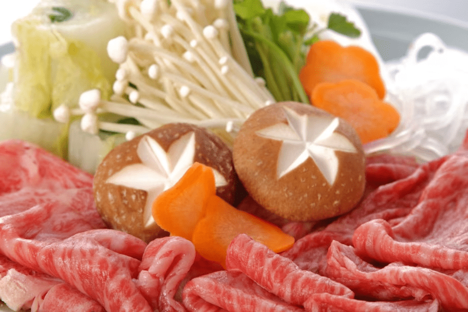 【和牛しゃぶしゃぶ鍋】自家製ポン酢でお召しあがりください♪（一例）