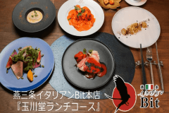 燕三条イタリアンBit本店「玉川堂コース」で食と文化を堪能（水曜定休）