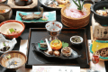 ＜お料理一例＞　山菜・川魚などを中心とした「山里フルコース」
