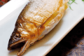 季節の川魚の塩焼き