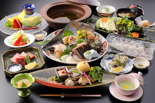 お食事一例「極上地魚コース」