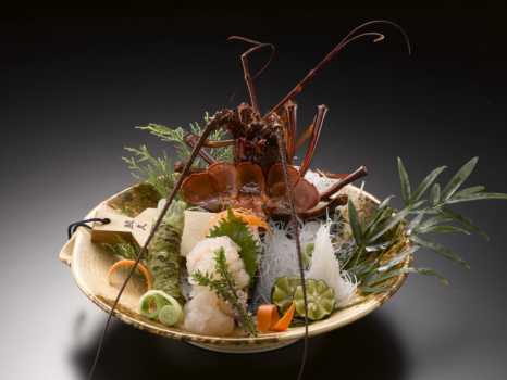 お食事一例「伊勢海老お造り」