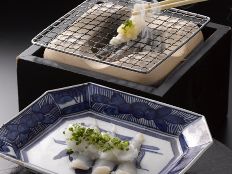 お食事一例「焼きふぐ」