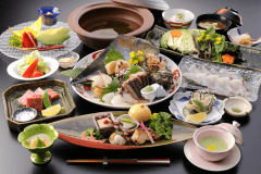 お食事一例「極上地魚コース」