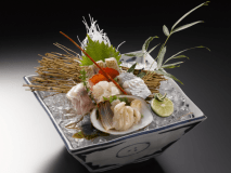 お食事一例「地魚お造り」