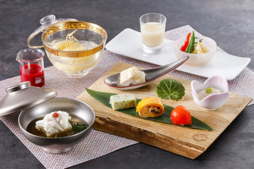 【京都・烟河（けぶりかわ）】里山馳走料理最上級コース　饗－KYO－　2025年6月～2025年8月　夏の前菜、椀、造里