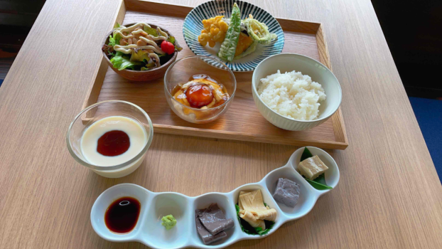 ビーンズカフェ美山　特製湯葉づくしランチ
