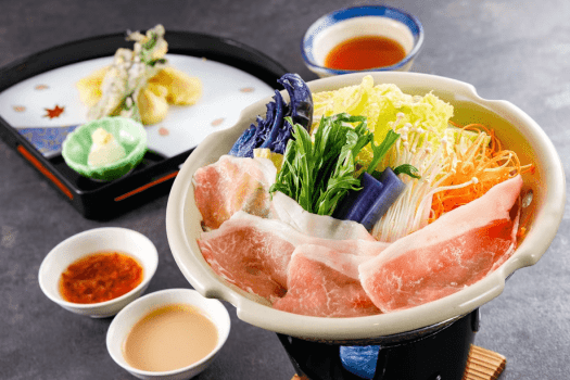 【京都・烟河（けぶりかわ）】里山馳走料理カジュアルコース　漸－ZEN－　2026年3月～2026年5月　《御肉料理》京都ぽーくとけぶりかわ農園の野菜蒸し