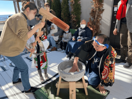 お餅つき お餅つき