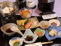 Breakfast is also served privately in your room, including Hakodate&rsquo;s famous fresh squid sashimi.