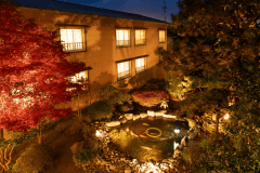 すべてのお部屋から望む、日本庭園。 すべてのお部屋から望む、日本庭園。
